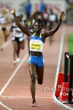 Pamela Jelimo wins again eleven days after the Olympics. © www.photorun.net 