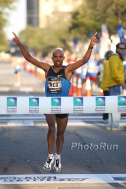 Meb Keflezighi showed his marathon fitness by winning the Rock 'n' Roll Half-Marathon in San Jose. © www.photorun.net