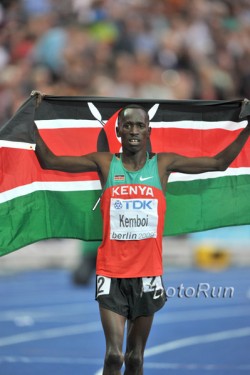 Now that he’s got his steeplechase gold, Ezekiel Kemboi is setting his sights on the marathon. © www.photorun.net