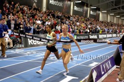 Dramatic finish in Boston. Ejigu wins the 5,000m, but Flanagan breaks the American record. © www.photorun.net