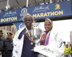 Robert Kiprono Cheruiyot and Teyba Erkesso—the winners of this year’s elite competition. © www.photorun.net 