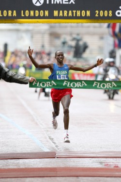 One of the favorites of this year’s London Marathon is defending champion Martin Lel. © www.photorun.net