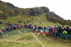 The demanding cross country course at Edinburgh’s Holyrood Park. © www.photorun.net