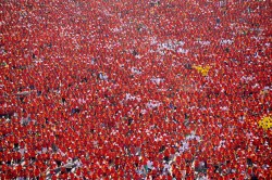32,000 runners race through Addis Ababa. © Jiro Mochizuki / Great Ethiopian Run