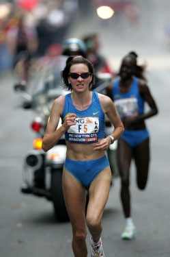 Current WMM leader Jelena Prokopcuka in action at New York. © www.photorun.net
