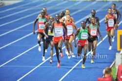 Yusuf Saad Kamel in the final meters of his 1500m victory on Wednesday. © www.photorun.net
