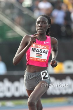 Linet Masai capitalizes on her success at the Kenyan National Championships. © www.photorun.net