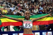 Meseret Defar, who defends her 3,000m title in Moscow. © Jiro Mochizuki / Photo Run