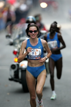 Current WMM leader Jelena Prokopcuka in action at New York. © www.photorun.net