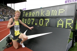 Matt Tegenkamp broke the US record for two miles in Eugene. © www.photorun.net