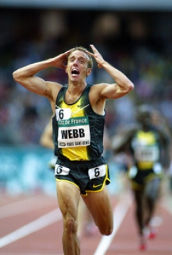 Alan Webb, seen here winning in Paris on July 6, broke the American record in the mile in Belgium. © www.photorun.net