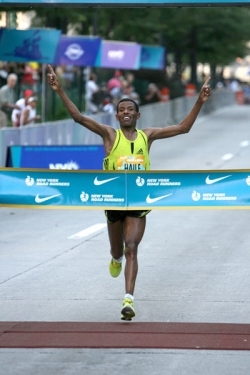 Haile Gebrselassie triumphs in the Big Apple. © www.photorun.net