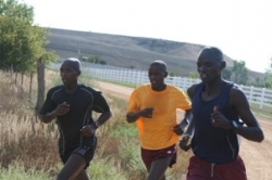 KIMbia's Evans Rutto, James Koskei and Christopher Cheboiboch will contest the Chicago Marathon on October 7. © www.chasingkimbia.com