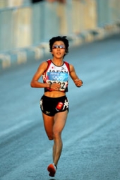 Mizuki Noguchi, Athen 2004.