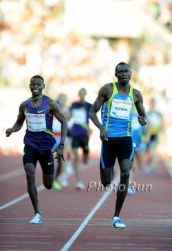 David Rudisha is well on his way to the world record. © www.photorun.net