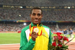 Kenenisa Bekele won his second gold medal at the Olympic Games. © www.photorun.net 