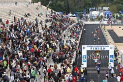 The ancient Panathinaikon Stadium: finish of the historic Athens Marathon. © www.photorun.net 