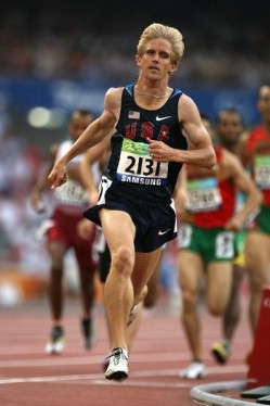In the 800m final in Beijing, Peter took the early lead. © Courtesy of Peter Gottwald