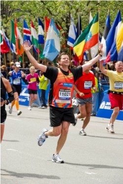 A happy celebration! © Courtesy of Dana-Farber Cancer Institute (photography by Justin Knight)