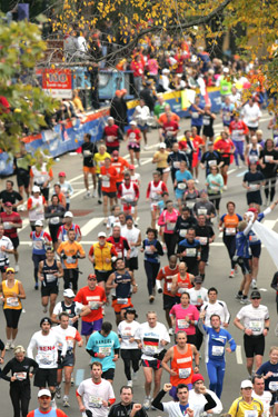 ... and the finish line of the New York Marathon. © www.PhotoRun.net