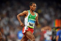 Kenenisa Bekele—the favorite for the men’s long distance competitions. © www.PhotoRun.net