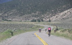 Riders on the 100-mile course through the gorgeous Colorado Rocky Mountains… © Take The Magic Step/Dieter Hogen