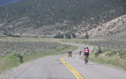 Riders on the 100-mile course through the gorgeous Colorado Rocky Mountains… © Take The Magic Step/Dieter Hogen