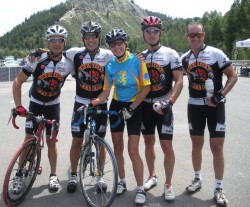 It’s done! The Weston Flyers, a bicycle team from Florida, after finishing their ride. I joined them for the final 20 miles. © Courtesy of Weston Flyers