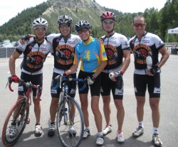 It’s done! The Weston Flyers, a bicycle team from Florida, after finishing their ride. I joined them for the final 20 miles. © Courtesy of Weston Flyers