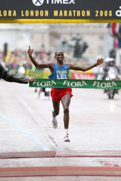 One of the favorites of this year’s London Marathon is defending champion Martin Lel. © www.photorun.net