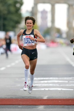 With a victory in Berlin Sunday, Irina Mikitenko stands a chance to win the World Marathon Majors Series. © www.photorun.net