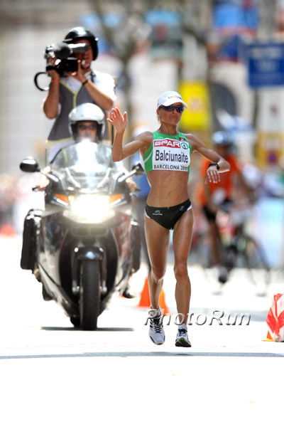 Zivilé Balciünaité is the new women’s European marathon champion. © www.photorun.net
