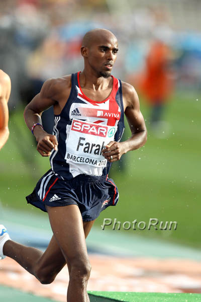 Mo Farah runs a fantastic 5,000m in Barcelona. © www.photorun.net