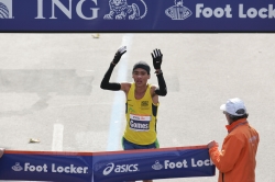 Brazil's dos Santos wins New York. © Victah Sailer