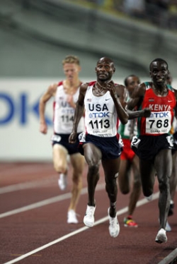 Bernard Lagat wins the 5,000m and completes an unprecedented double. © www.photorun.net