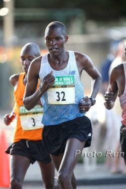 Kenyans Charles Munyeki and Gilbert Okari stand a good chance to help their country win the International Team Competition at the Bolder Boulder 10K. © www.photorun.net