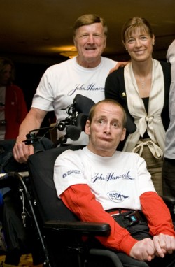 Uta, Dick and Rick have formed a close relationship over the years. © Courtesy of Team Hoyt
