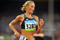Shalane Flanagan on her way to an American record and an Olympic bronze medal. © www.photorun.net
