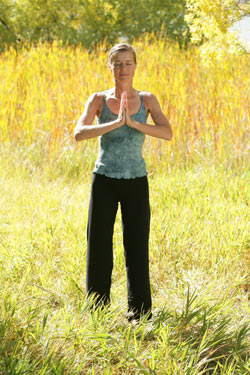 Mountain pose—Tadasana. © Tim DeFrisco