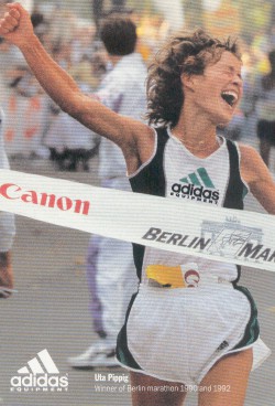 At the Berlin Marathon 1992… © Adidas