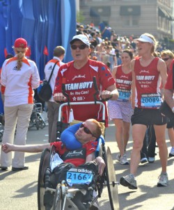 Thirty amazing Boston Marathon finishes for Dick and Rick. © Mariko Takahashi Thirty amazing Boston Marathon finishes for Dick and Rick. © Mariko Takahashi