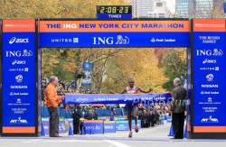 Geoffrey Mutai verteidigt seinen Titel in New York. © www.PhotoRun.net