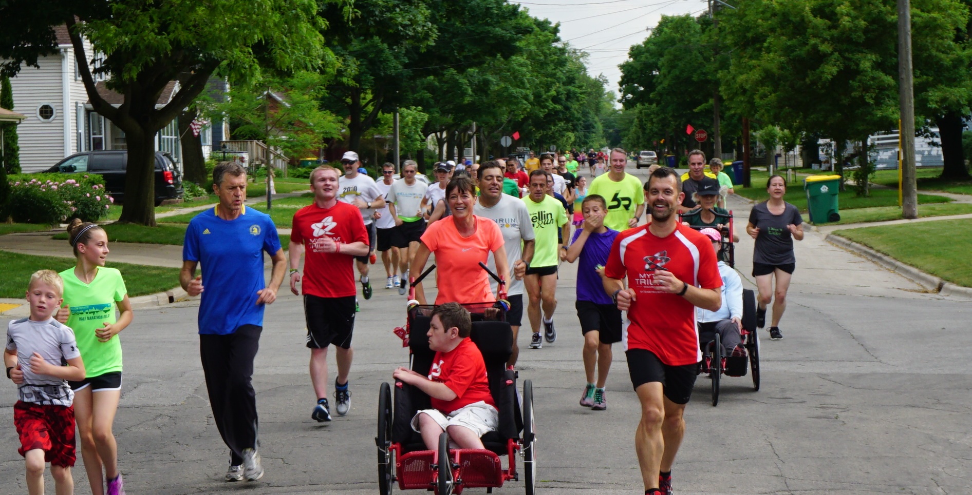 Joy on Boylston Street as Team Hoyt Brings its Last Marathoner Home