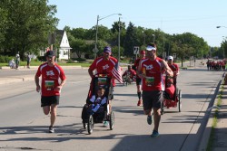 The myTEAM TRIUMPH angels and their captains enjoyed a beautiful day in Green Bay. © Take The Magic Step