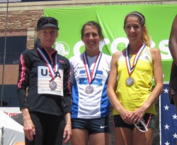 Team USA: Deena Kastor, Laura Thweat, and Stephanie Rothstein. © Uta Pippig