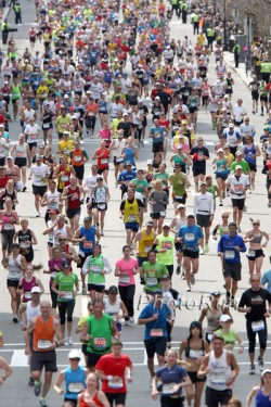 As in 2011, thousands of runners will take part in the Boston Marathon events. © www.photorun.net