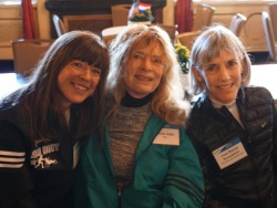 Joanie (right), Bobbi (middle), and Uta in Boston 2016. © Michael Reger
