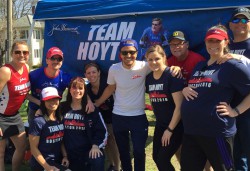 Team aid station. © Team Hoyt