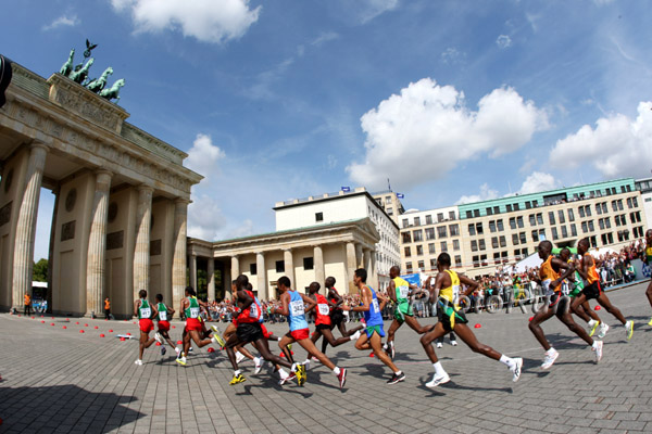 Berlin and the Running Bear Win Hearts at the World Championships