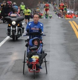 Bryan and Rick on Boston's course. © Tim Kilduff